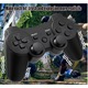 Set 2 Controller wireless DUALSHOCK, pentru PlayStation 3, HJS-77, vibratii intense, Negru, HAPPY JOKER®
