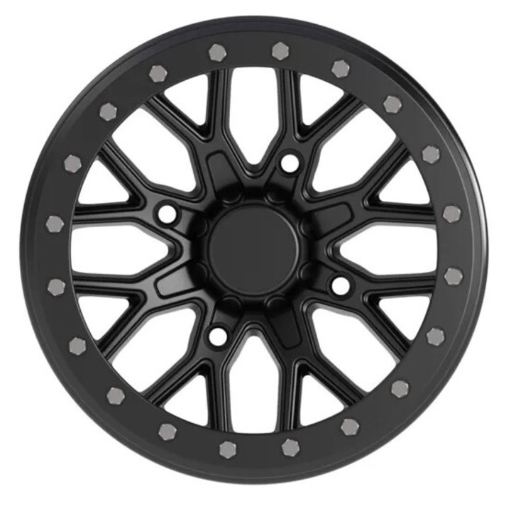 Janta ATV Cu Beadlock Negru Mat 12X7 4/110 OFFSET 4+3, ET +10 Pentru ATV CFMOTO