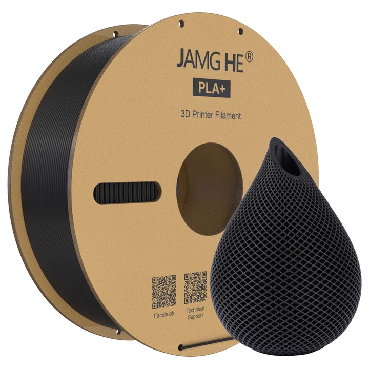 PLA Filament Jamg He PLA + Black 1, 75 mm 1KG