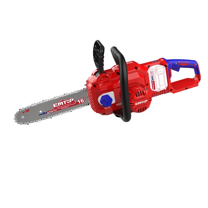 Láncfűrész akkumulátor és töltő nélkül, kefe nélküli motor, 40 cm-es lánc