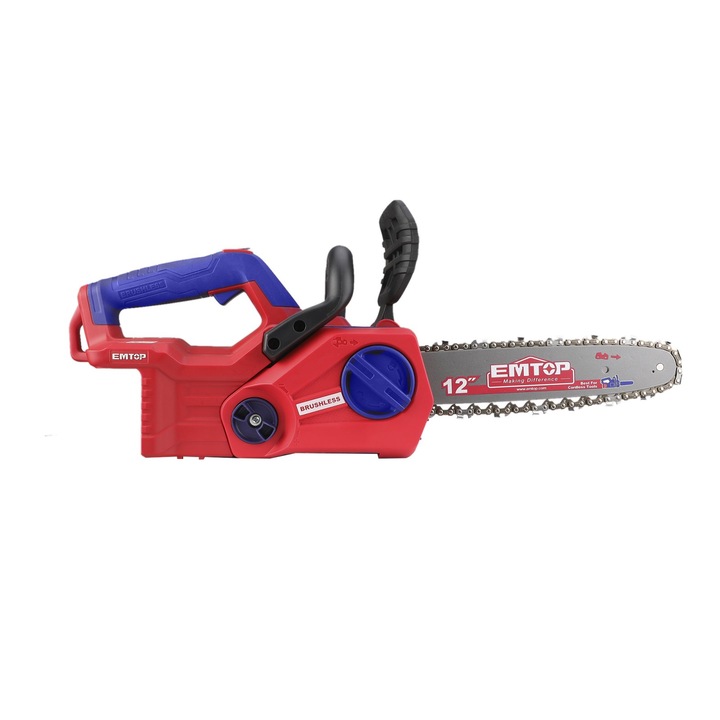 Láncfűrész akkumulátor és töltő nélkül, kefe nélküli motor, 30cm