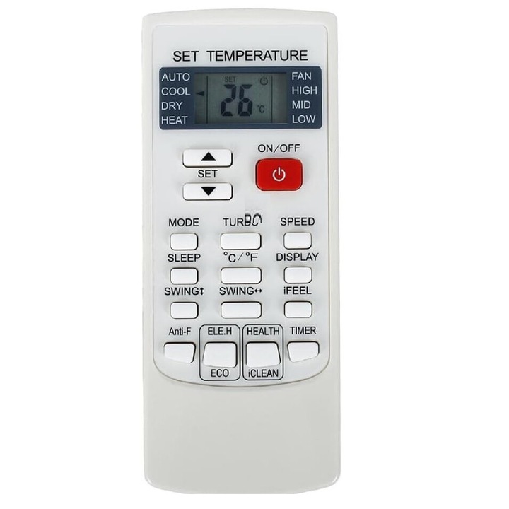 Telecomanda KNTECH, YKR-H/102E pentru modele de aer conditionat VORTEX