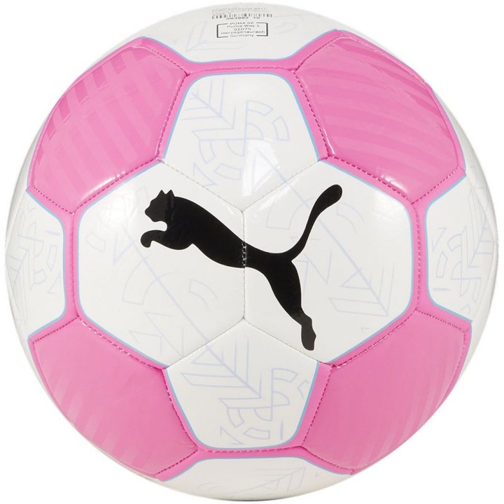 Minge fotbal Puma Prestige, alb-roz, sintetic, marimea 4