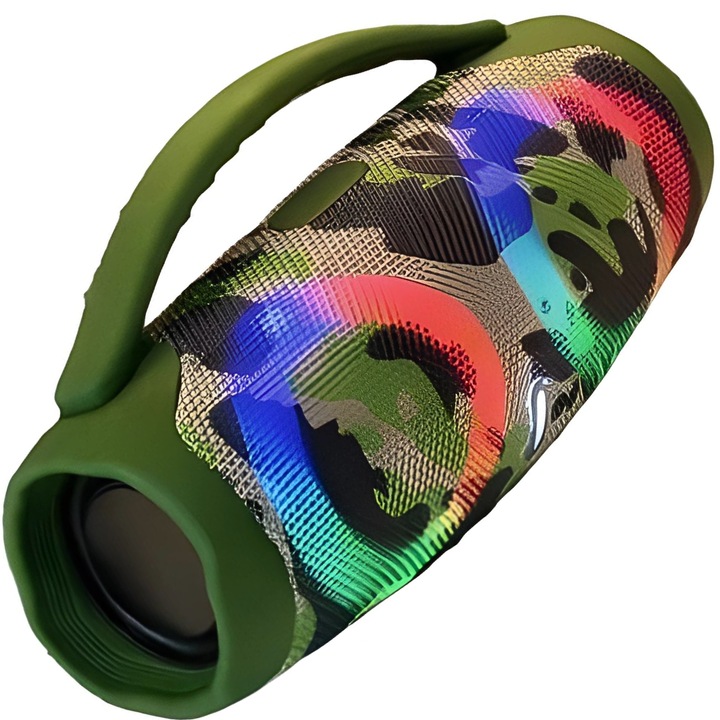 Boxa portabila Defender Beatbox, Bluetooth 5.0, 16W, neagra, 11.20x12.70x28.70cm