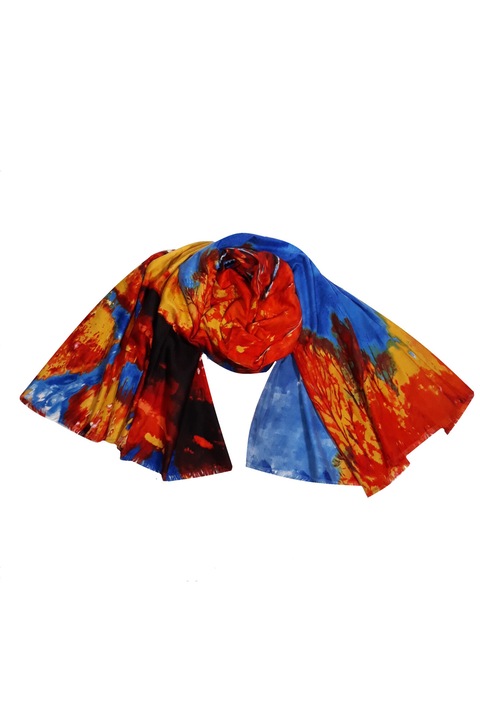 Női kendő, L-vonalú divat, Viskóz, Multicolor, 190x90cm
