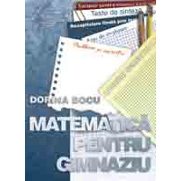 Matematica Pentru Gimnaziu - Dorina Bocu