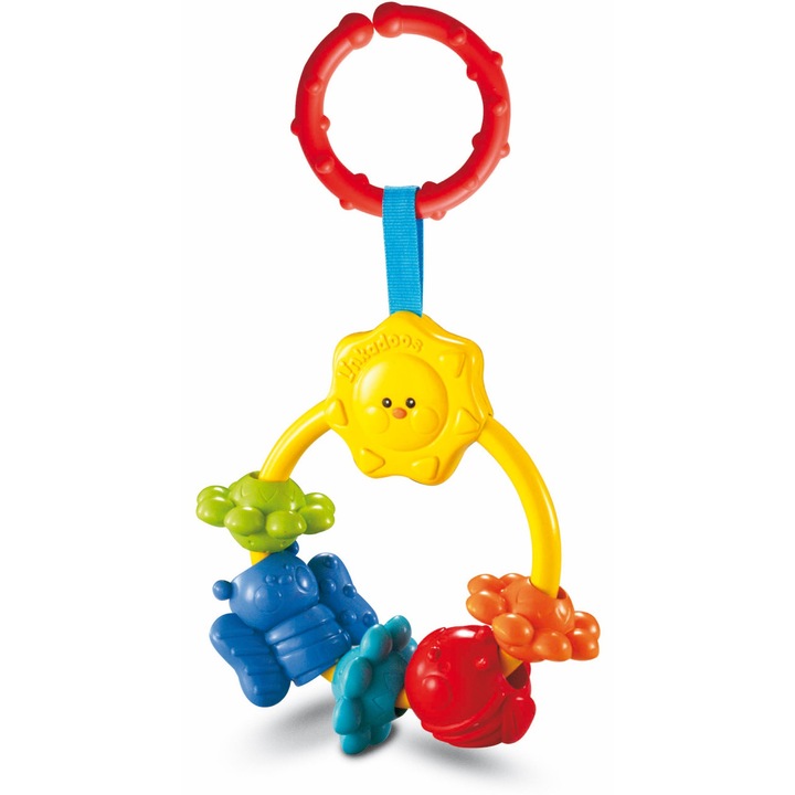 Jucarie pentru Dentitie Fisher Price Bratara din Piese Atasabile Link-A-Doos