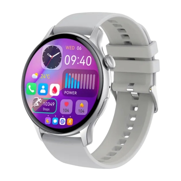 Ceas inteligent pentru femei, Sacosding, Gri