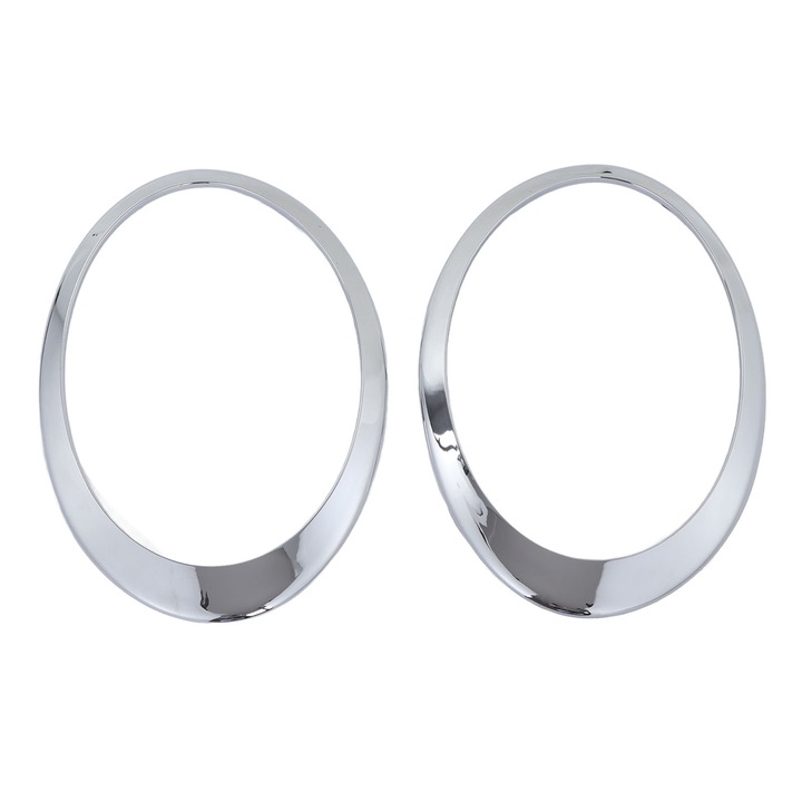 Bal-jobb fényszóró védőgyűrűk Clubman F54 2014-2019-hez, kiegészítő védelem, ABS, PP anyag