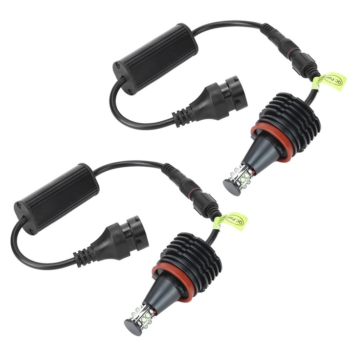 H8 80W 6000K LED izzó pár fényszórókhoz, alkalmas E92 E93 E63 E70 X5 E7 modellekhez