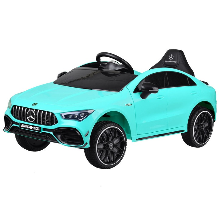 Mercedes AMG CLA 45s akkumulátoros gyerekautó - kék