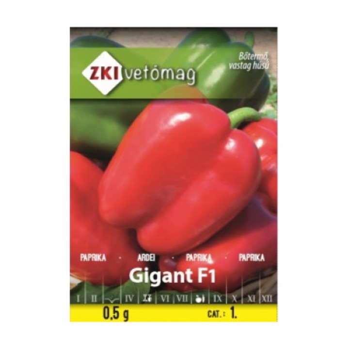 Seminte de ardei gigant F1, 0.5GR