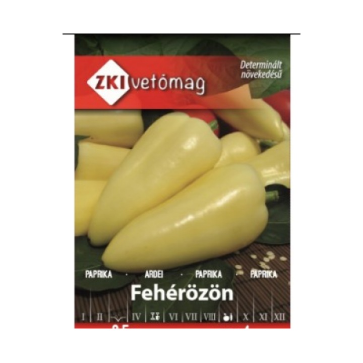 Seminte de ardei feherozon, 0.5gr