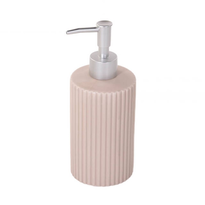 Set accesorii baie ceramica, 4 bucati, Bej