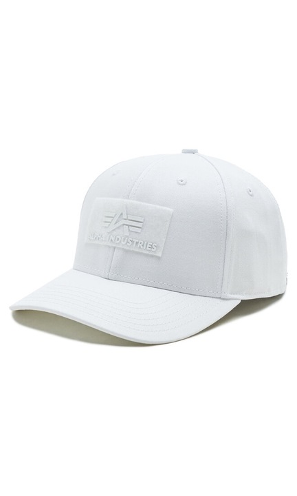 Férfi sapka, ALPHA INDUSTRIES, 405915, pamut, fehér, egy méret INTL