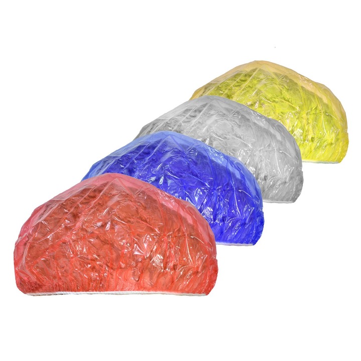 Set 8 casti de dus din plastic in 4 culori Shopiens®