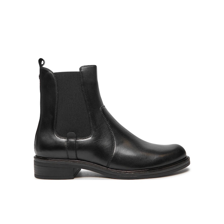 Botine dama, Caprice, 304316, Piele naturala, Negru, 42 EU