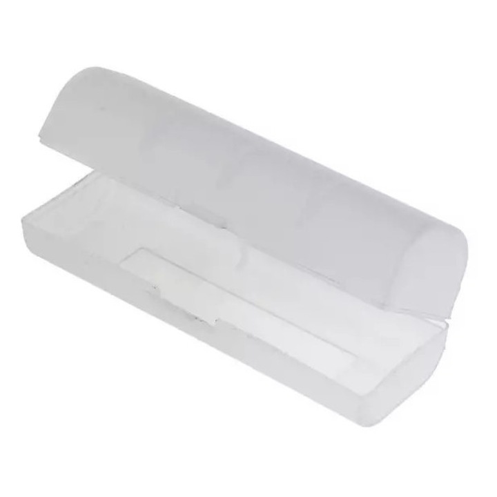 Cutie de transport PVC pentru bateriile 21700 - transparenta