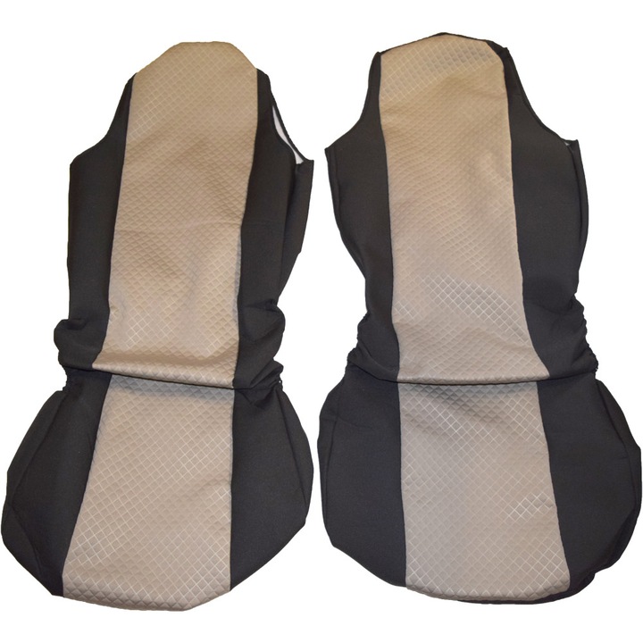 Huse Scaun Camion idealSTOREuniversale din doua piese, Prindere prin Scai, Confort, Rezistente in Timp, Anti-alunecare, Respirabil