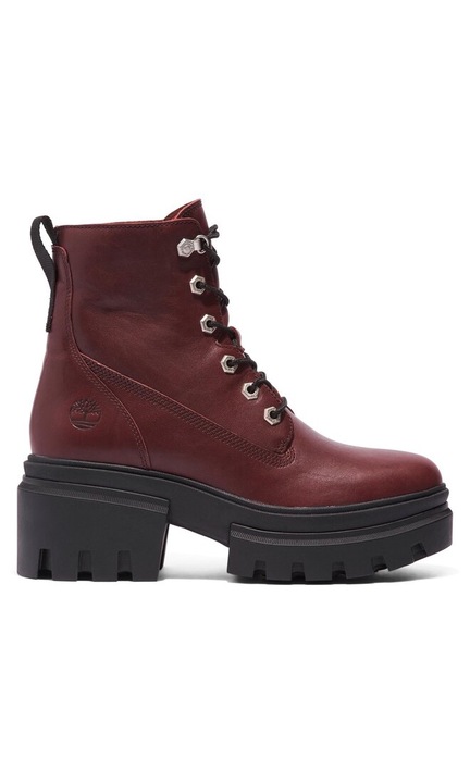 Дамски боти до глезена, Timberland, 303223, Естествена кожа, Бордо, 39 EU
