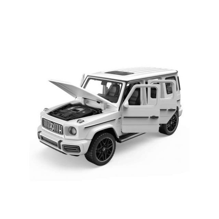 Mercedes AMG G63 modellautó, fehér - 1/32 Rastar