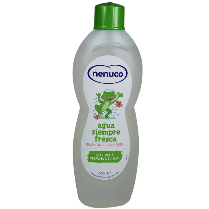 Apa de colonie, pentru bebelusi, revigoranta, cu miros citric-floral, testat dermatologic, 600 ml
