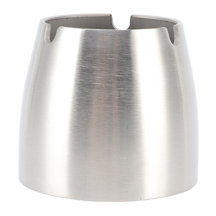 Rozsdamentes acél hamutartó, Longziming, nagy kapacitású, rozsdaálló, ezüst színű