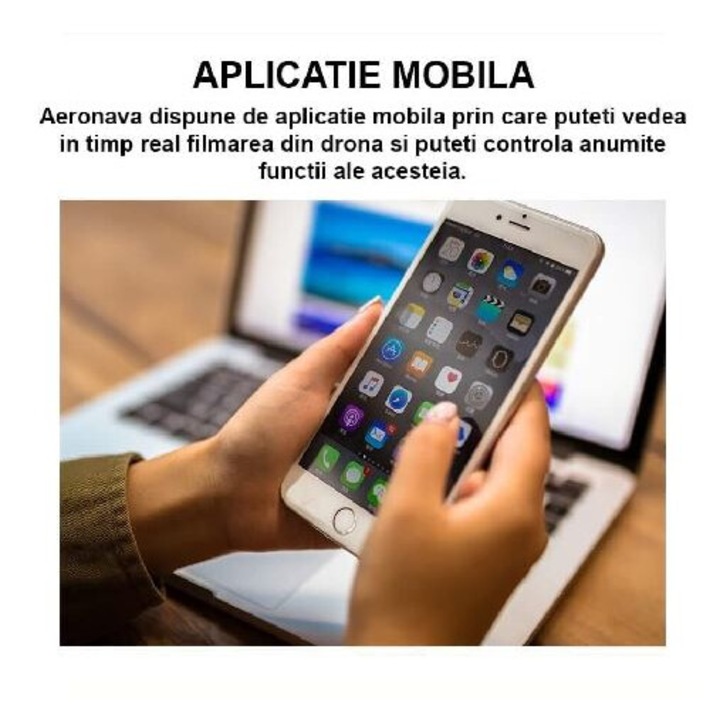 Drona E88 Pro Camera 1x Bateria 1800 Mha 4K Zbor 20min Pliabila Geanta De Transport mentinere altitudine 1x Bateria 1800 Mha Negru