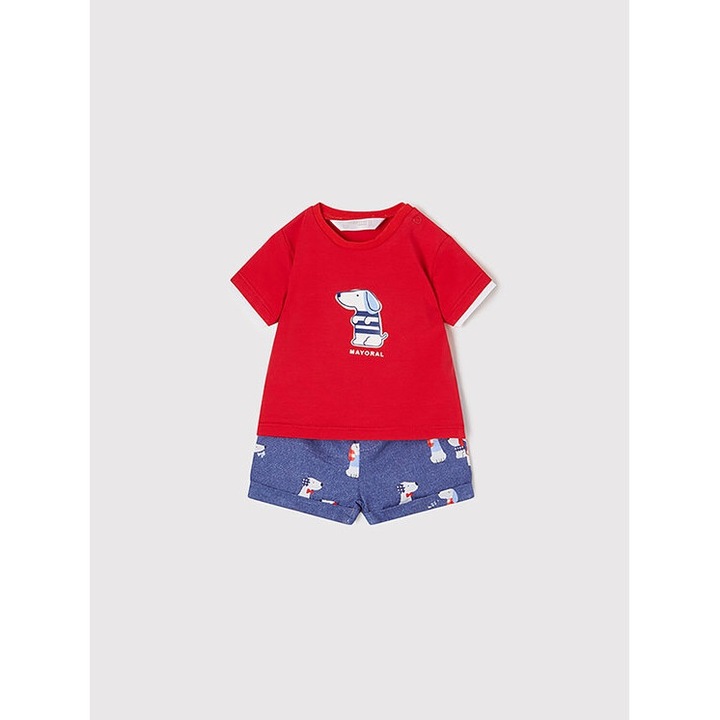 Compleu copii, Mayoral, 494976, Rosu/Bleumarin, Bumbac