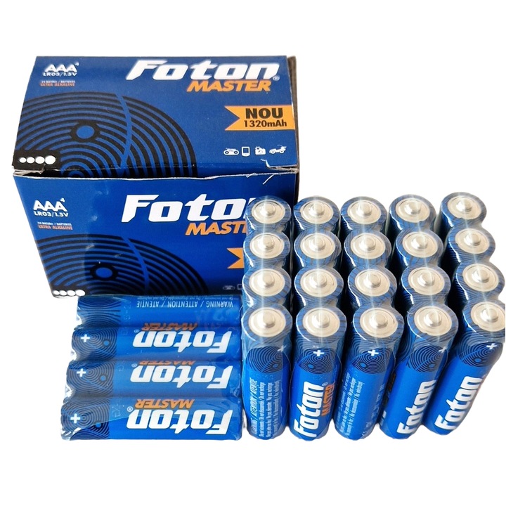 Set 24 x baterie ultra-alcalina Foton Master LR3 (AAA) 1.5V 1320mAh