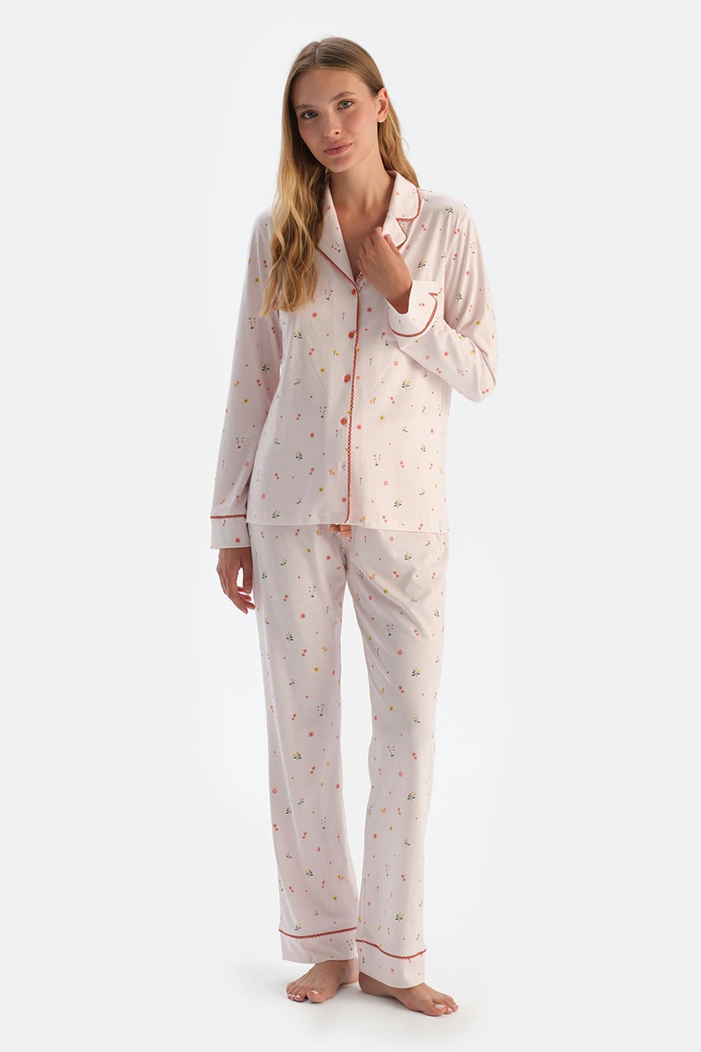 Bell♡ 　0204 Crystal-embellished Cutout Pants - WHITE | Zini Boutique
