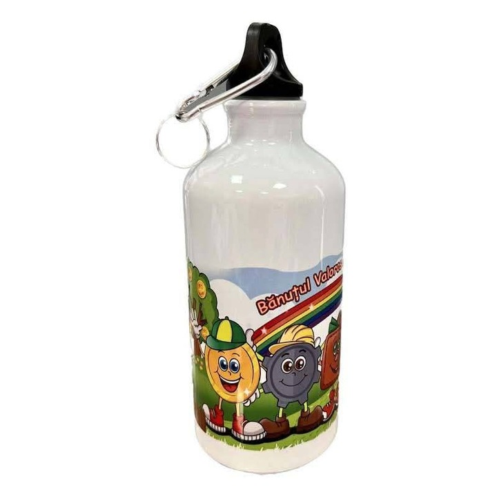 Bidon Sport 500ml Alb