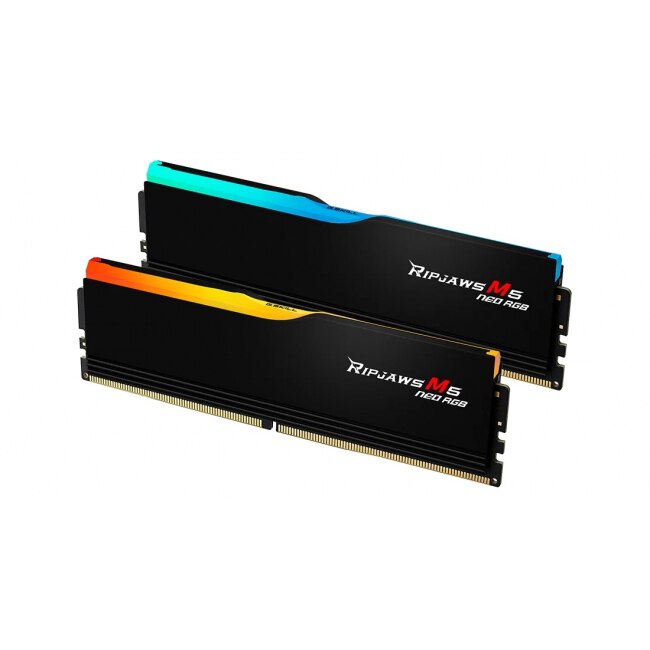 メモリー G.SKILL Ripjaws M5 neo 32GB DDR5-6000 Memorie G.SKILL Ripjaws M5 Neo RGB Black 32GB(2x16GB) DDR5-6000