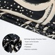 Decoratiune Sunmostar, Arborele Vietii, 150x130cm, negru si alb