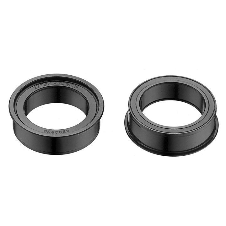 Monobloc pedalier, Token, BB86R386 pentru BB30 & BB386 (30 mm), BB86 / BB89.5 / BB92 (dia.41 x 86.5 / 89.5 / 92), Premium, Negru, 80g