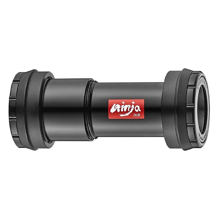 Monobloc pedalier, Token, BB46A29 (Cannondale) pentru Cannondale BB30A (42x73mm), SRAM DUB (29 mm), Premium, Negru, 130g