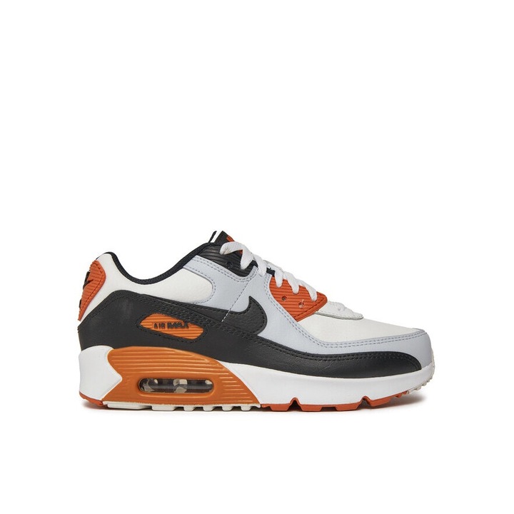 Nike, Pantofi sport cu insertii de piele Air Max 90, Multicolor