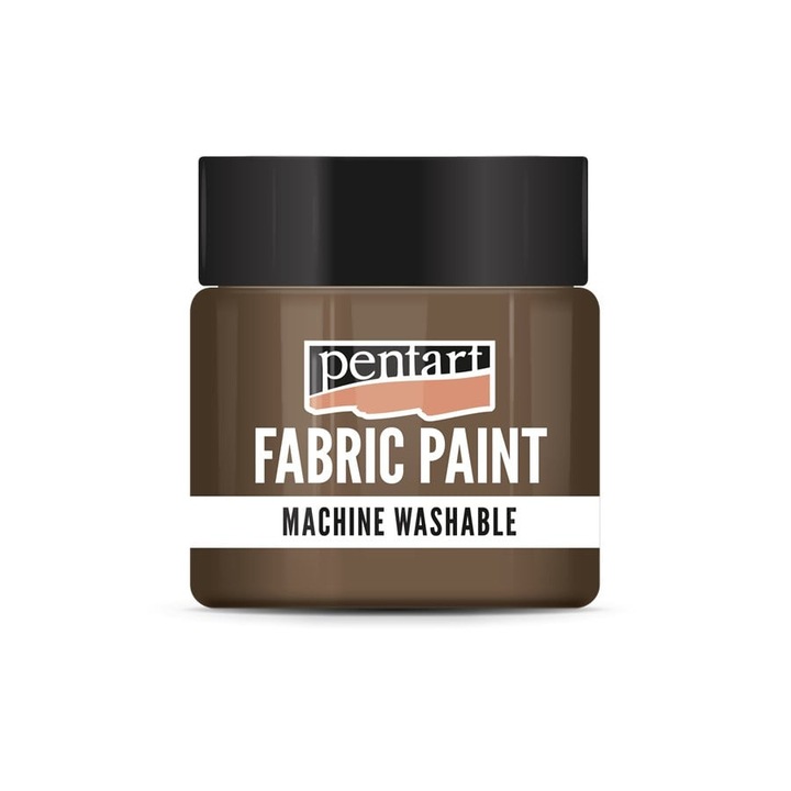 Vopsea pentru textile Pentart 50 ml - maro