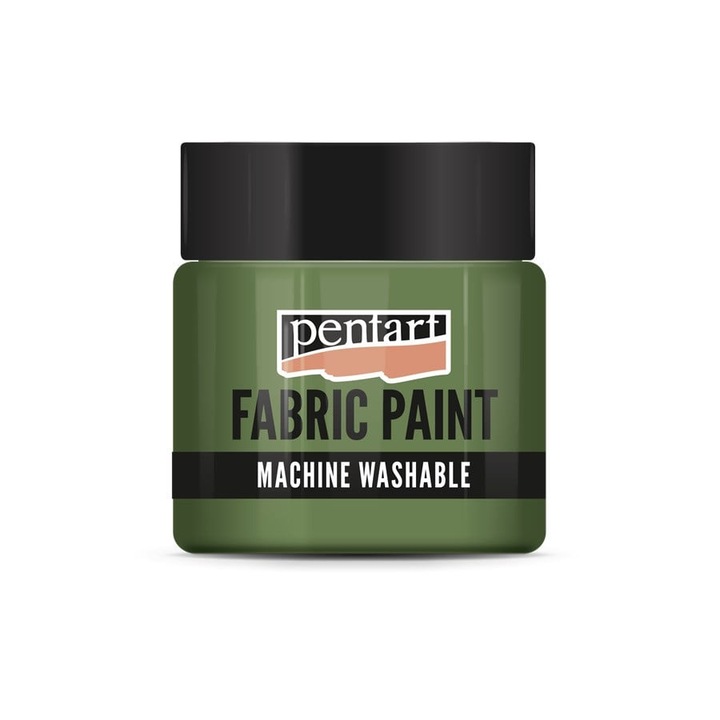 Vopsea pentru textile Pentart 50 ml - verde brad