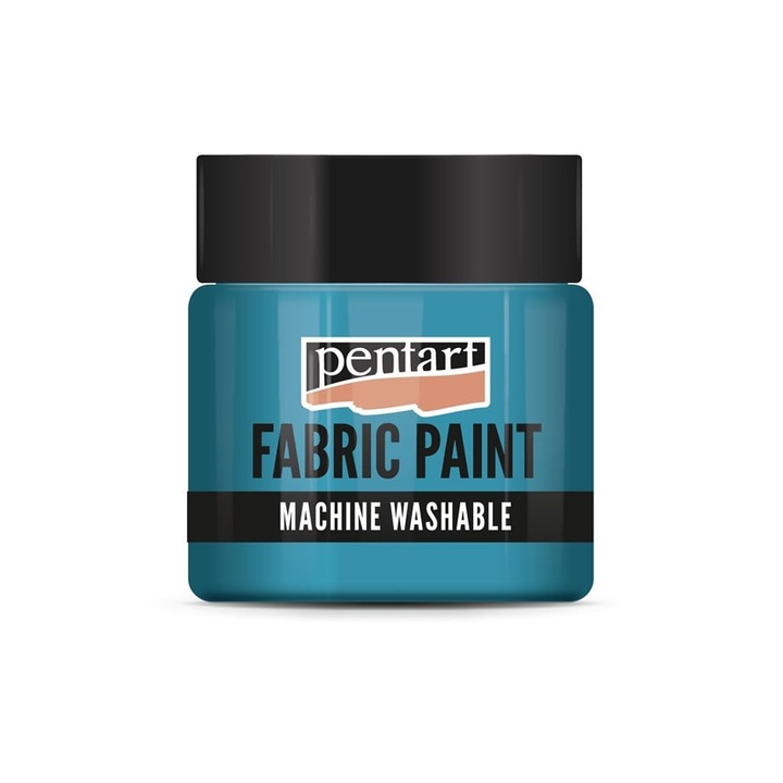 Vopsea pentru textile Pentart 50 ml - albastru turcoaz
