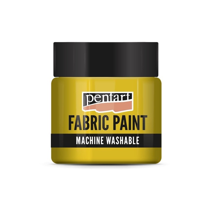 Vopsea pentru textile Pentart 50 ml - galben soare