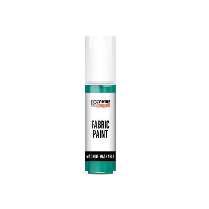 Vopsea pentru textile Pentart 20 ml - verde turcoaz