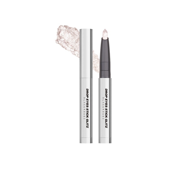 Nunata Stick Glitz szemhéjpúder: D01 Crystal Glitz Black Rouge, 0,7 g