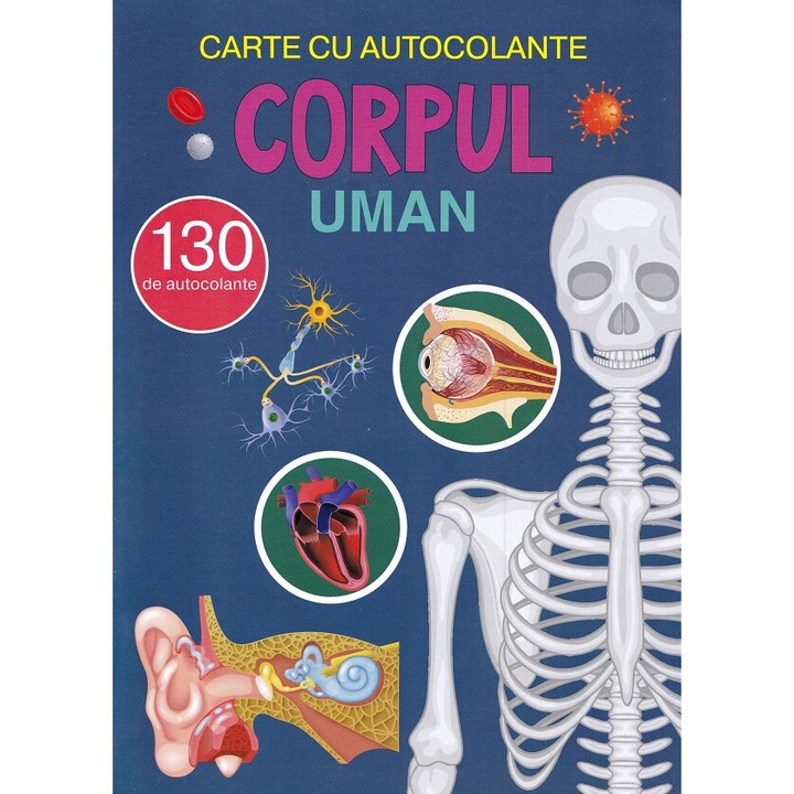 Corpul Uman. Carte Cu Autocolante