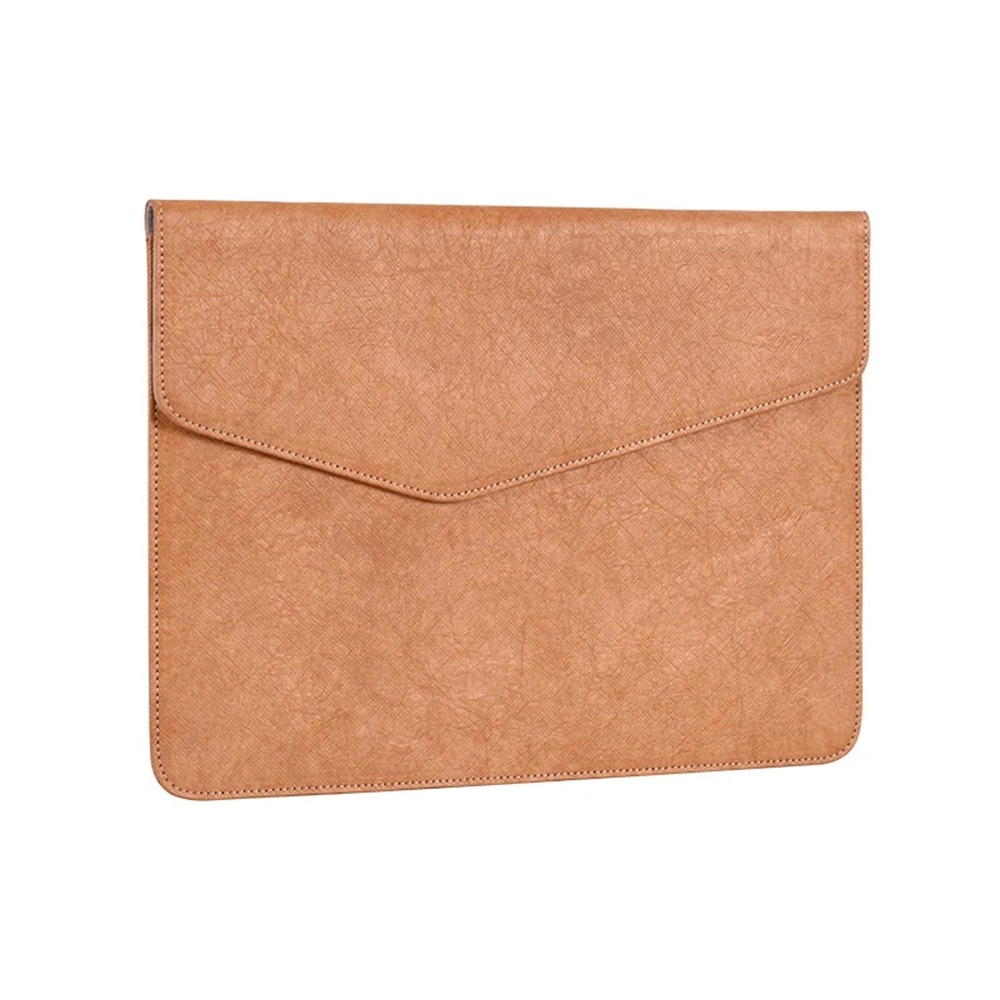 Husa pentru laptop 13 - 14 inch MacBook Microsoft Dell HP Lenovo eleganta si subtire protectie sporita maro