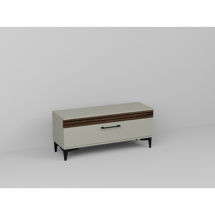 Comoda TV 1000 Nori, Pal Melaminat, L 100 x A 33, 5 x H 43, 7 cm