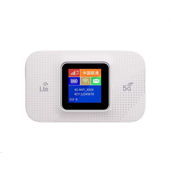 Безжичен рутер NDUP, 4G LTE, преносим, бял, 150Mbps, 3000mAh