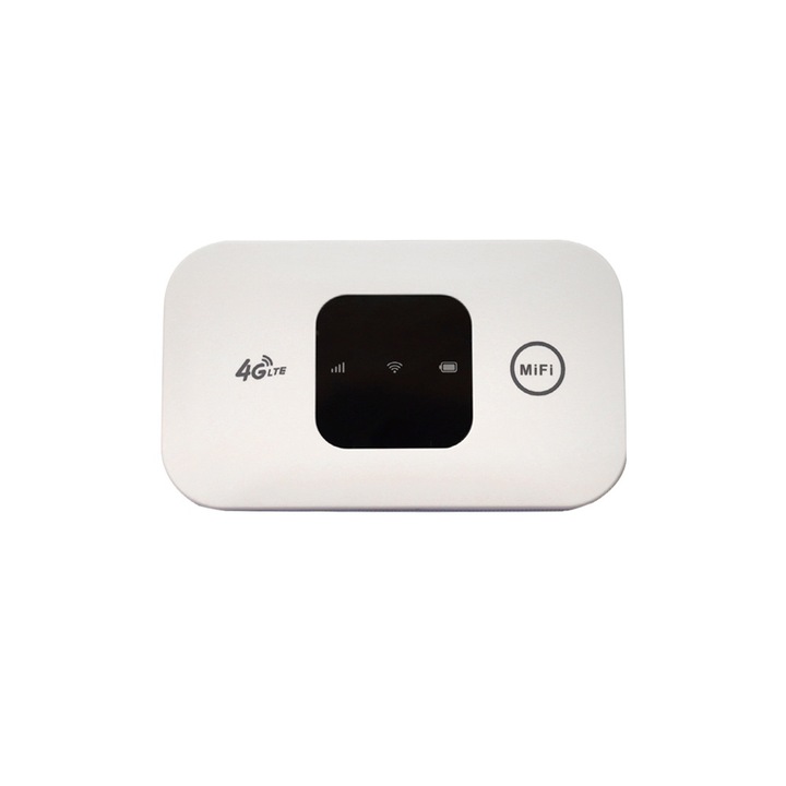 Преносим 4G рутер MF800, NDUP, слот за SIM карта, с 2100mAh батерия, бял, едновременна връзка на до 10 устройства