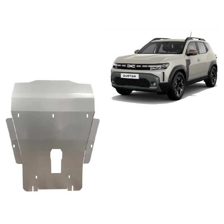 Scut motor din aluminiu Dacia Duster - 4x4 ( 2024 - 2026 )