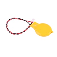 Baterie laptop CMOS, CR2032, 210mAh, 3V, cu fir, galben, 10cm